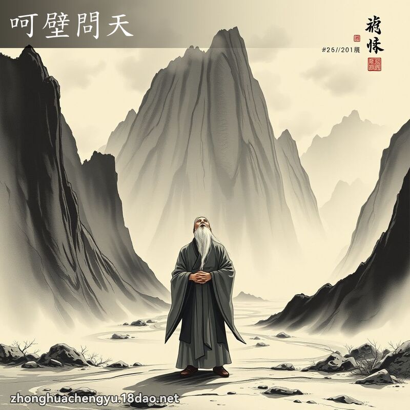 呵壁問天 配图