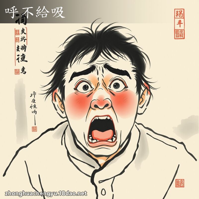 呼不給吸 配图