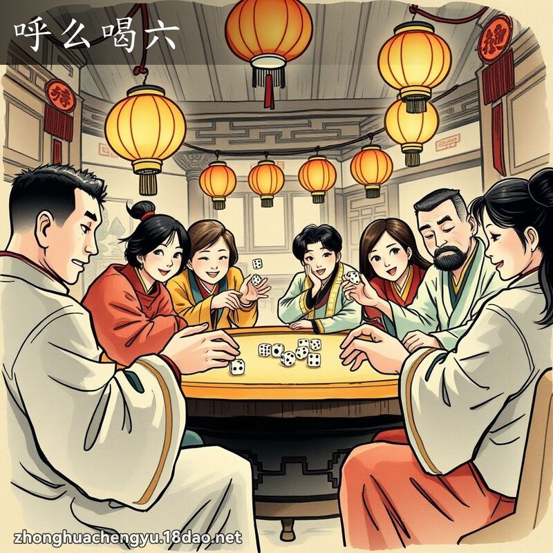 呼么喝六 配图