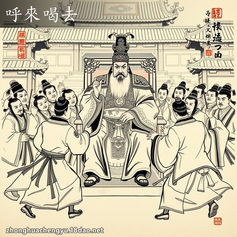 呼來喝去 配图