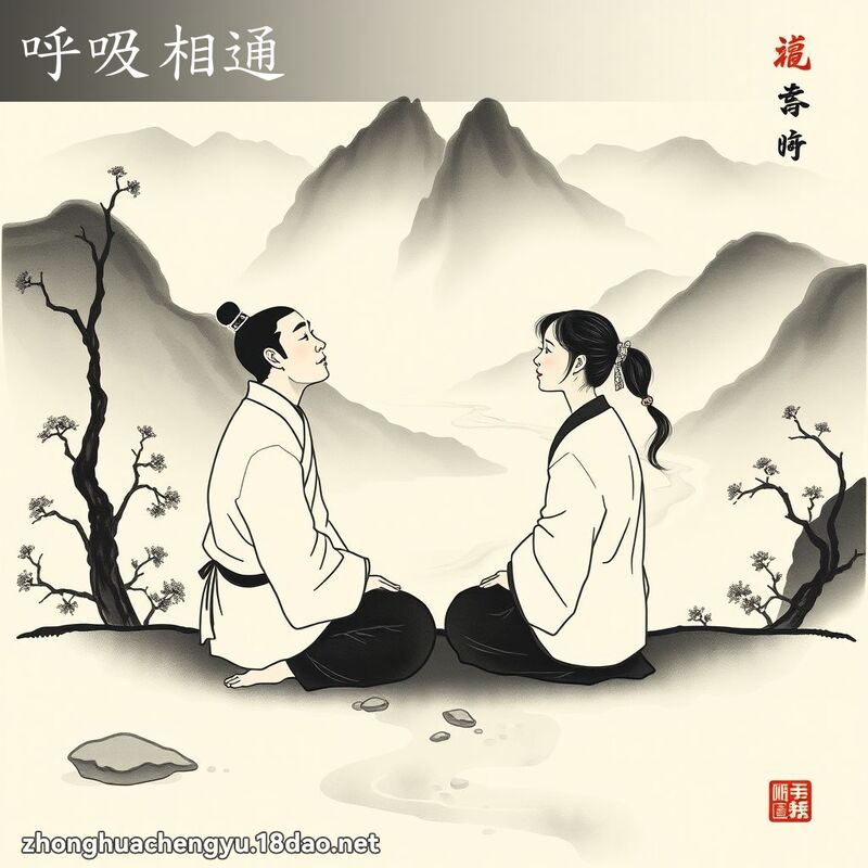 呼吸相通 配图