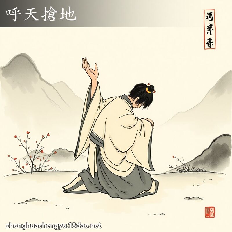 呼天搶地 配图