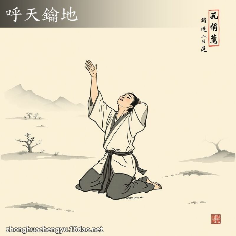 呼天鑰地 配图