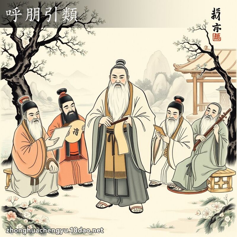 呼朋引類 配图