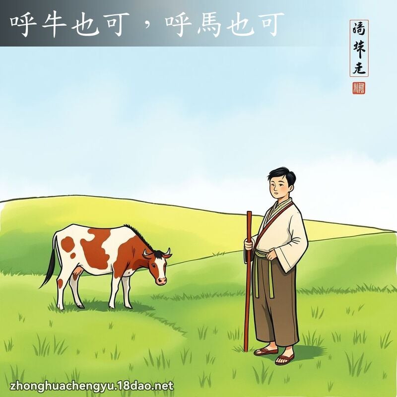 呼牛也可,呼馬也可 配图