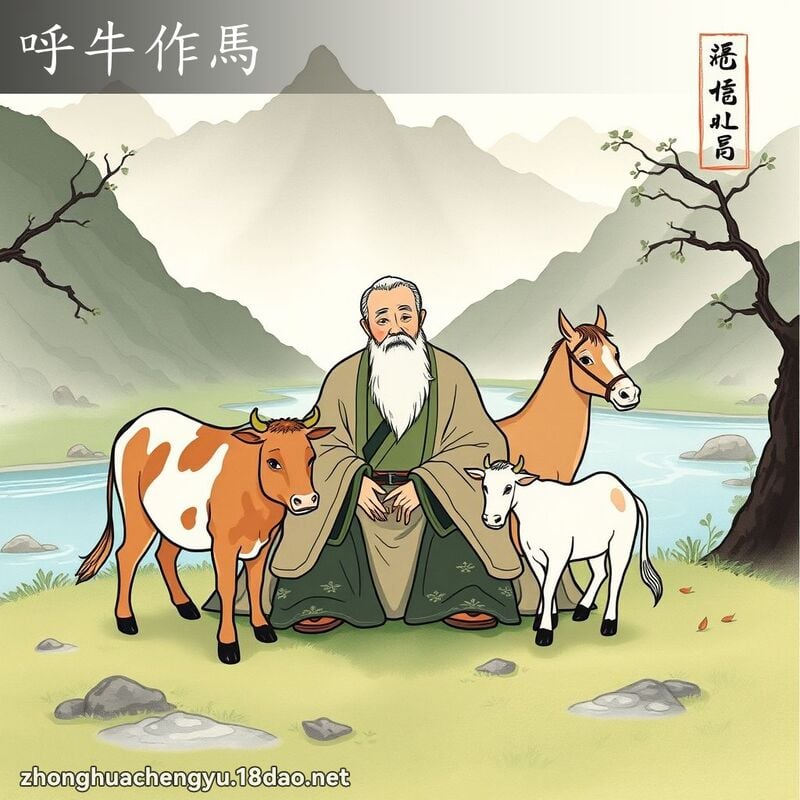 呼牛作馬 配图