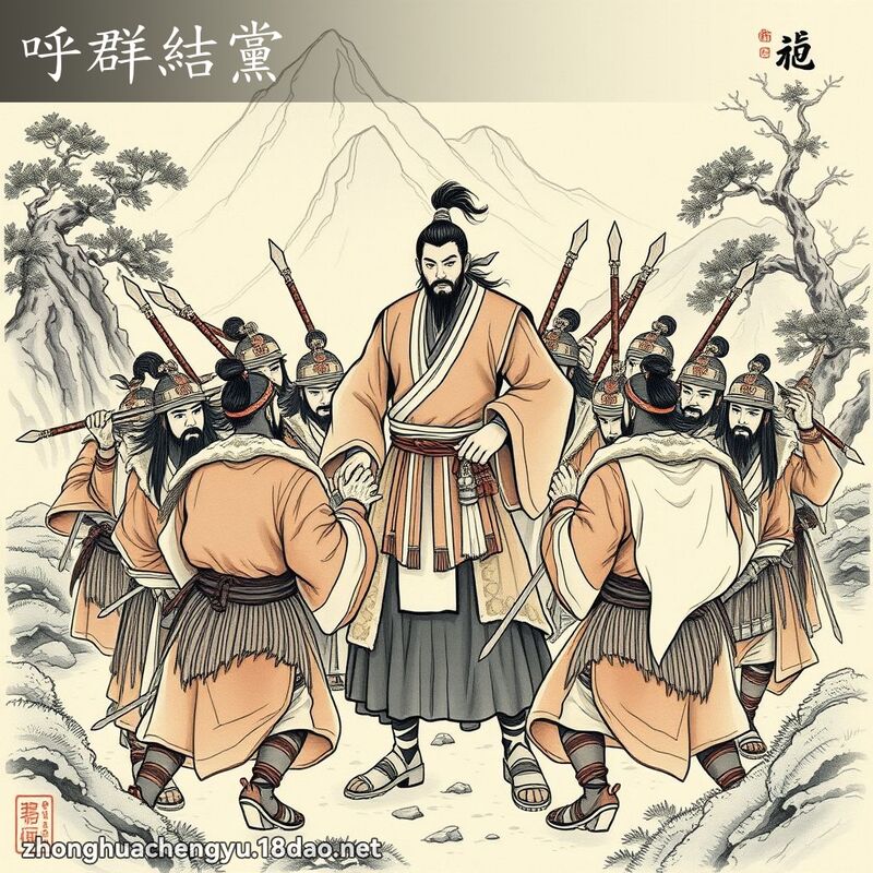 呼群結黨 配图