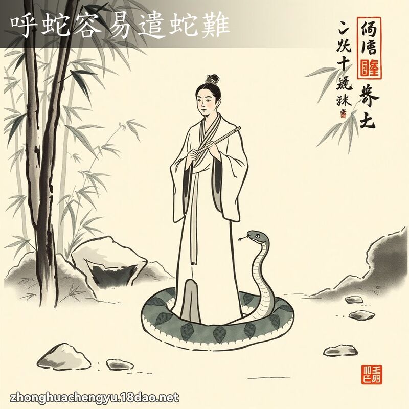 呼蛇容易遣蛇難 配图