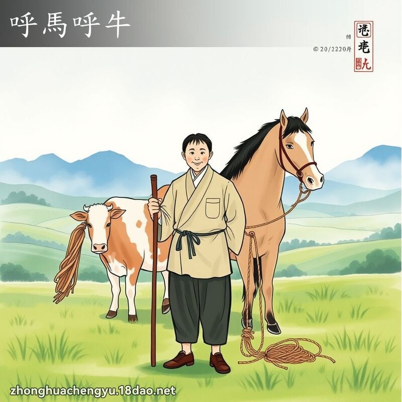 呼馬呼牛 配图