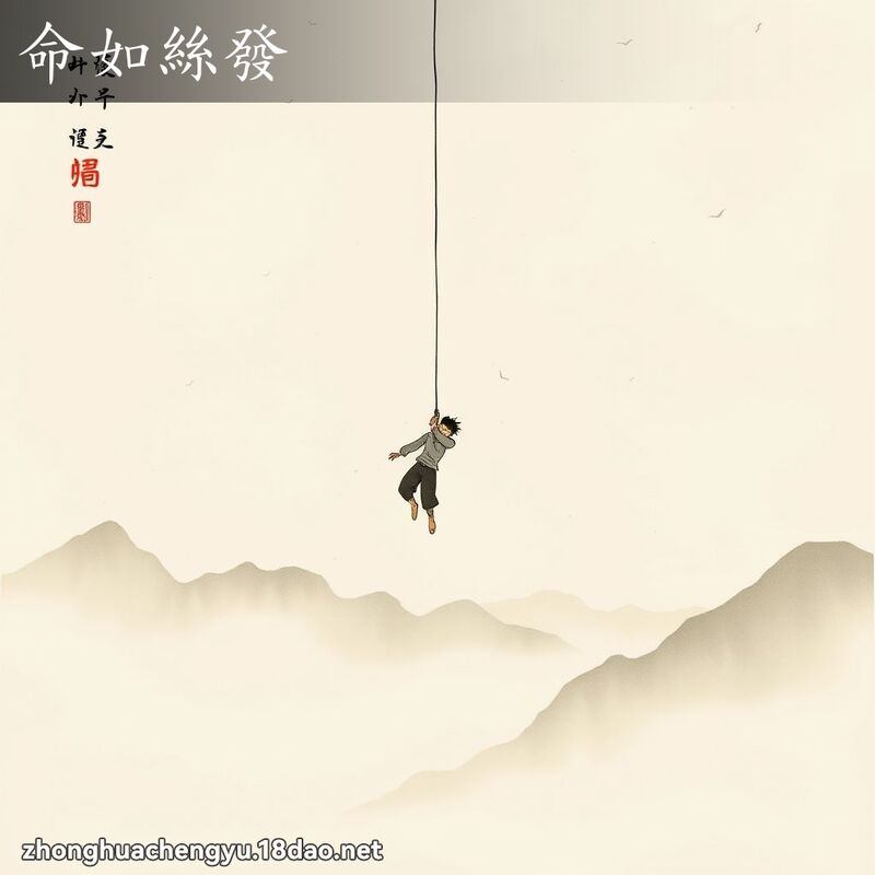 命如絲發 配图