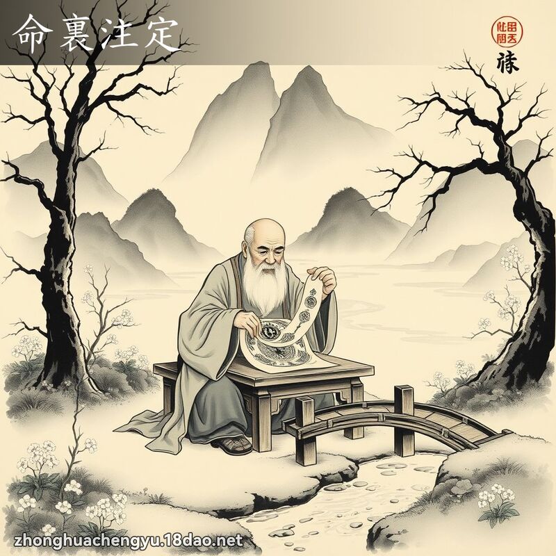 命裏注定 - 中華成語配圖