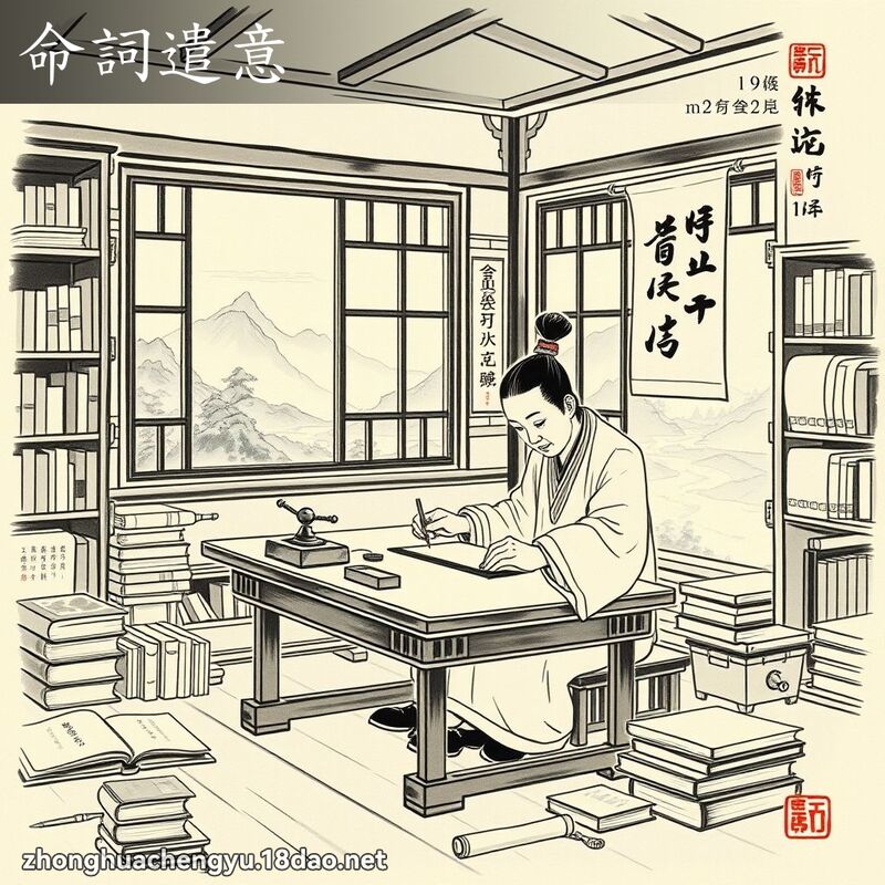 命詞遣意 配图