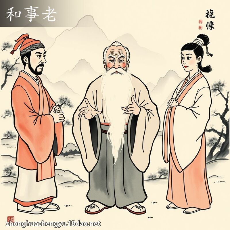 和事老 - 中華成語配圖