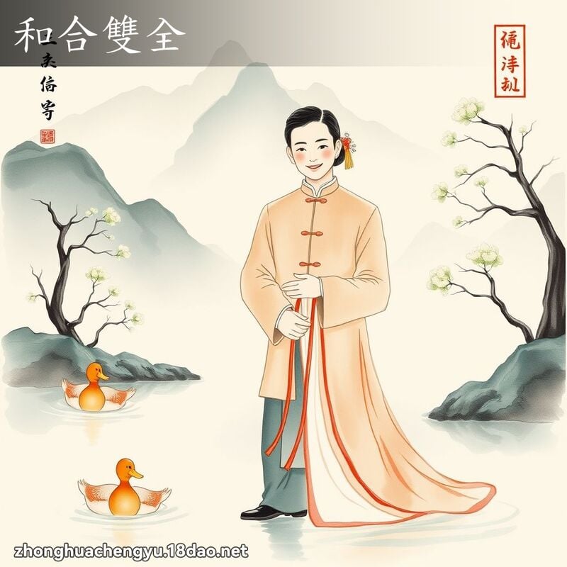 和合雙全 配图