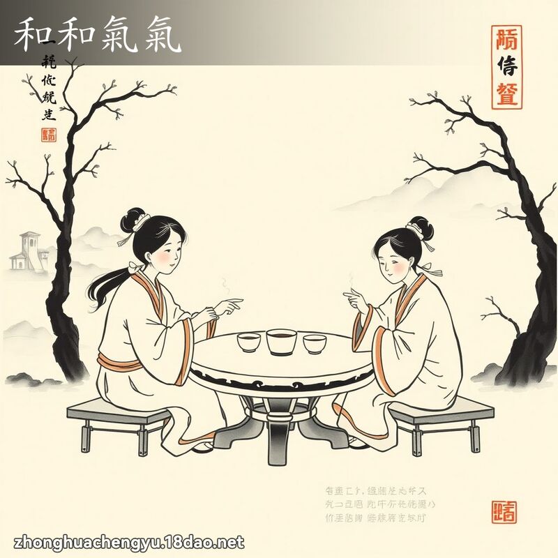 和和气气 - 中华成语配图