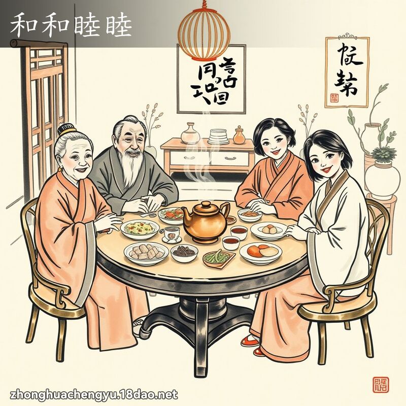 和和睦睦 配图
