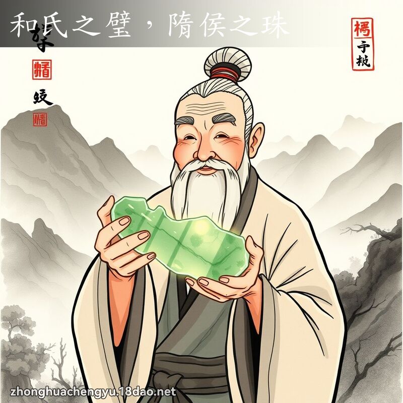 和氏之璧,隋侯之珠 配图
