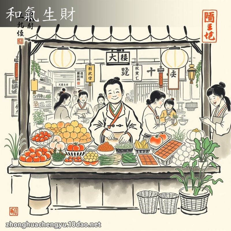 和氣生財 配图
