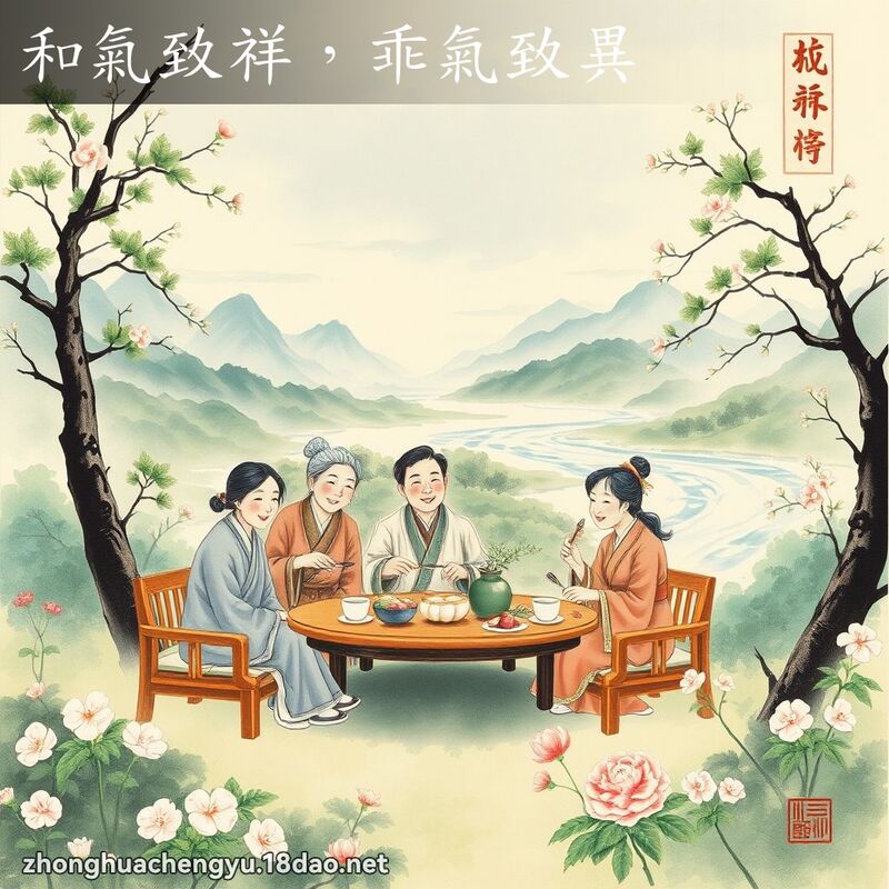 和氣致祥,乖氣致異 配图