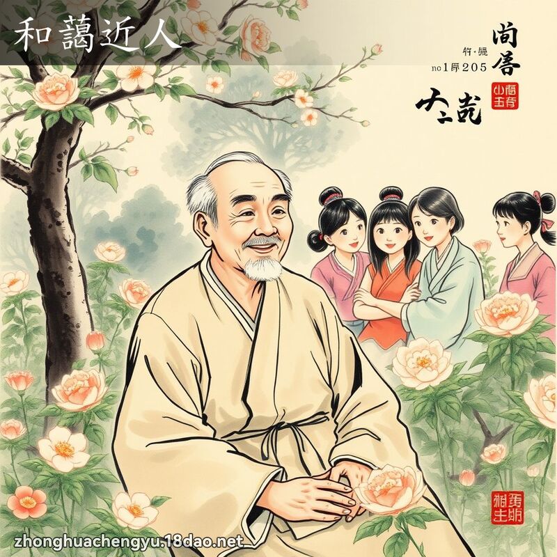 和藹近人 配图