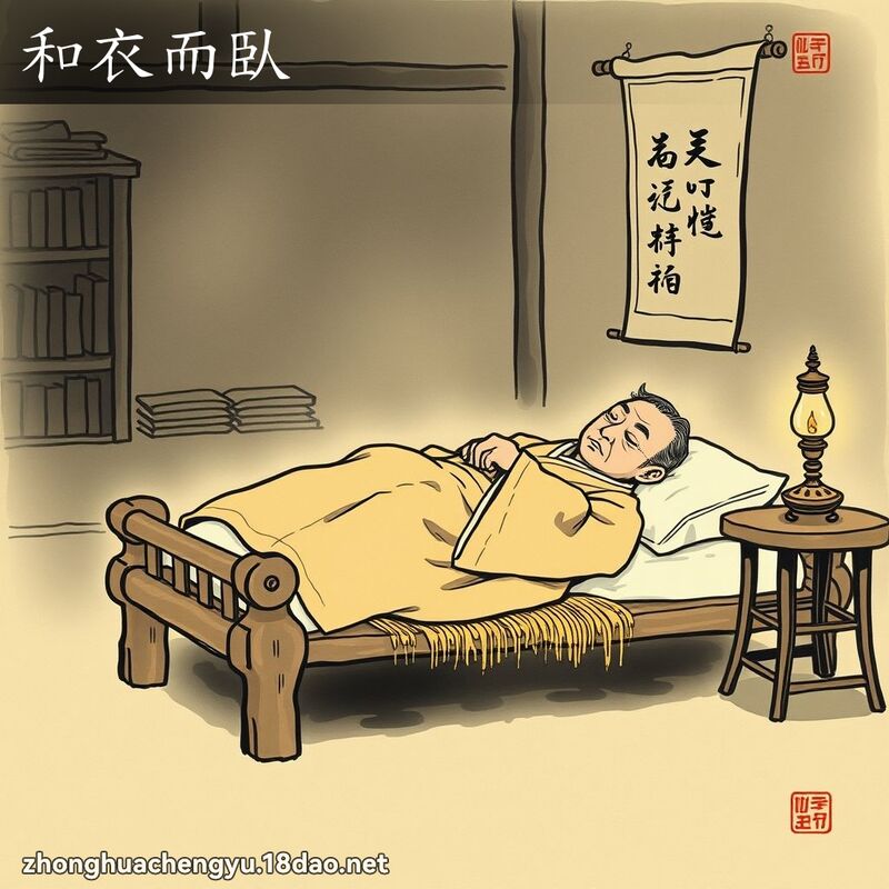 和衣而臥 配图
