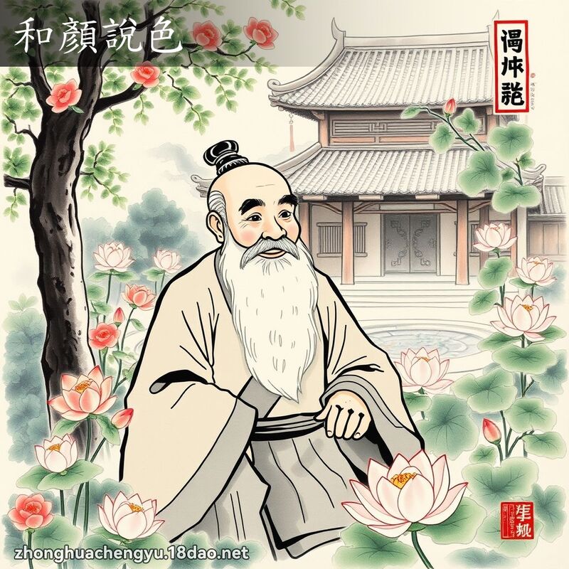 和顏說色 配图