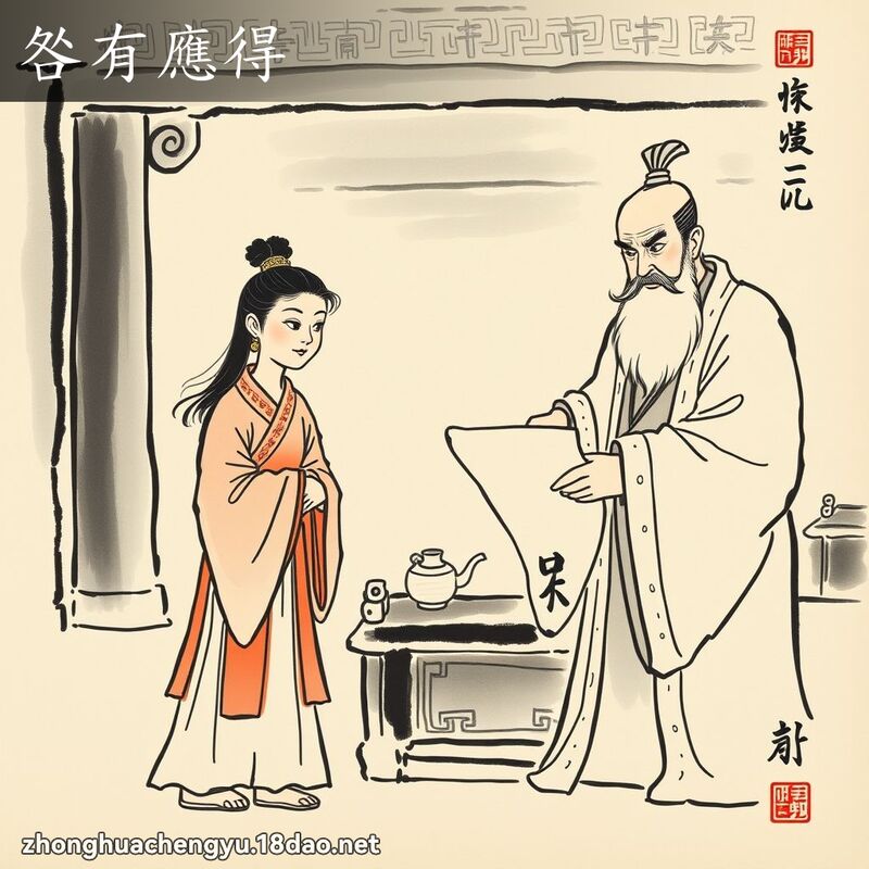 咎有應得 配图
