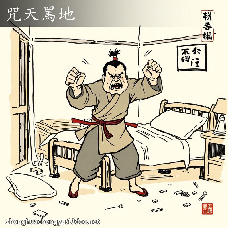 咒天罵地 配图