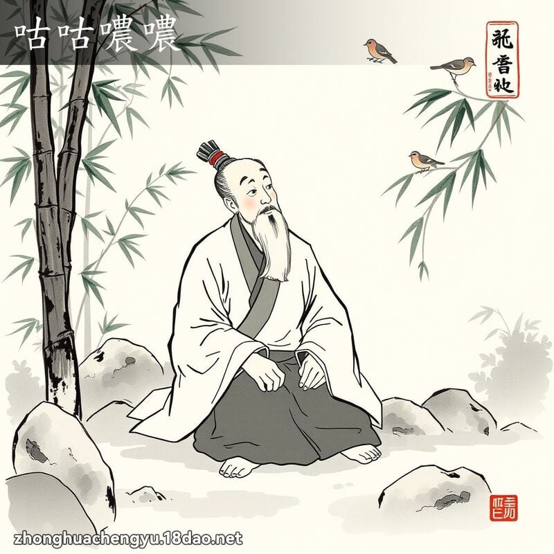 咕咕噥噥 配图