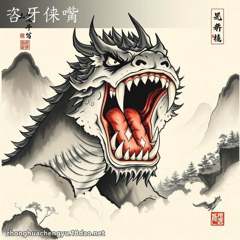 咨牙俫嘴 配图