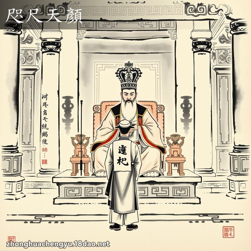 咫尺天顏 配图