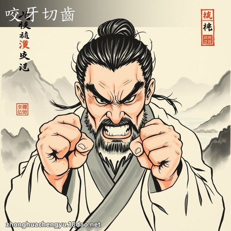 咬牙切齒 配图