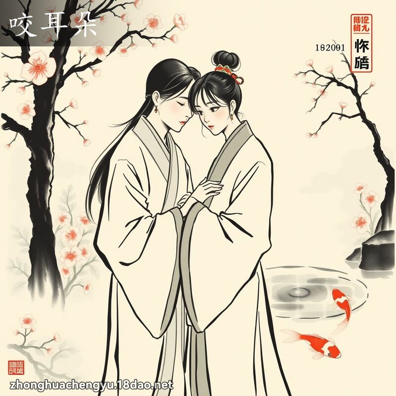 咬耳朵 配图