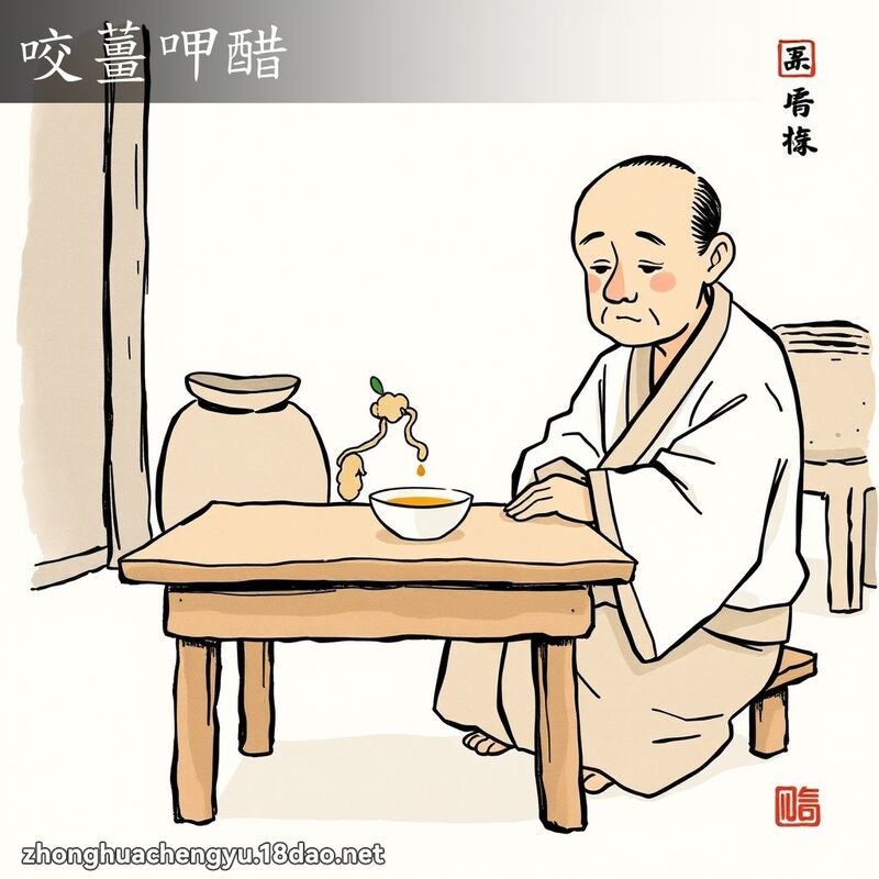 咬薑呷醋 配图
