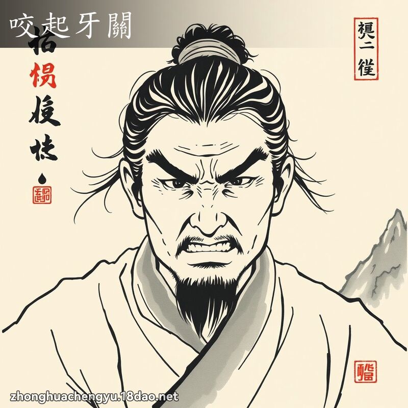 咬起牙關 配图