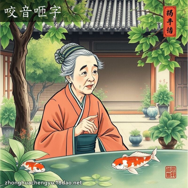 咬音咂字 配图