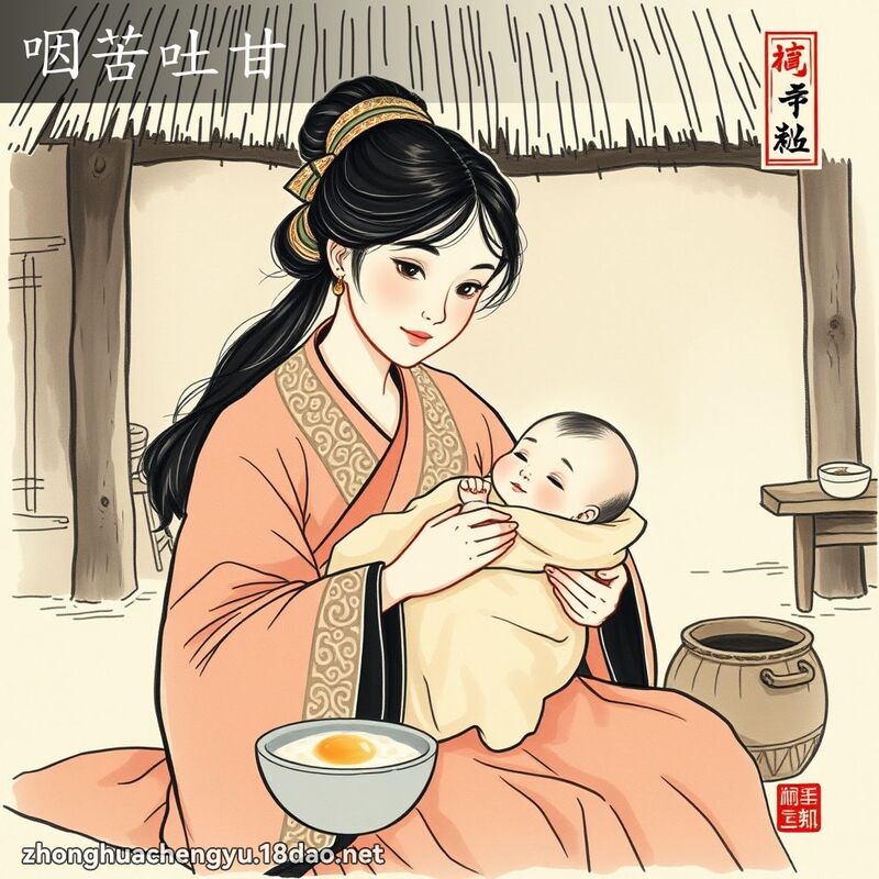 咽苦吐甘 配图