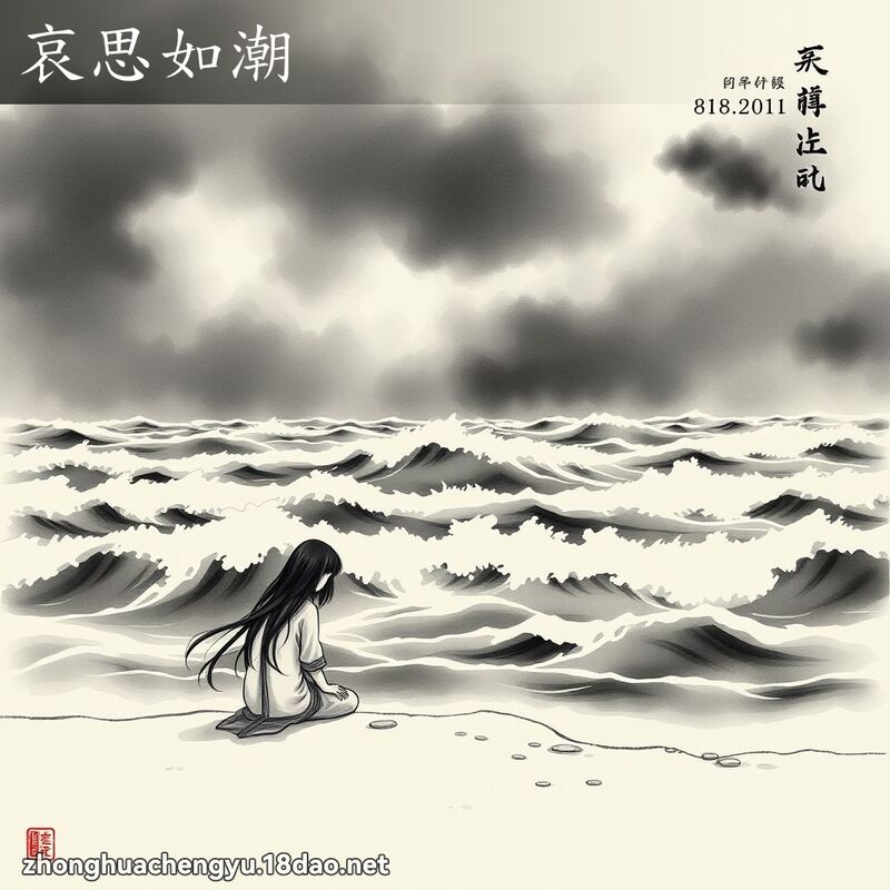 哀思如潮 配图