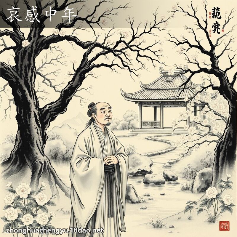 哀感中年 配图