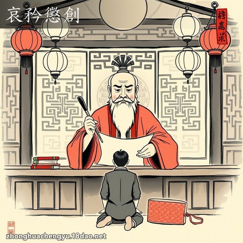 哀矜懲創 配图