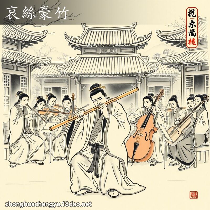 哀絲豪竹 配图