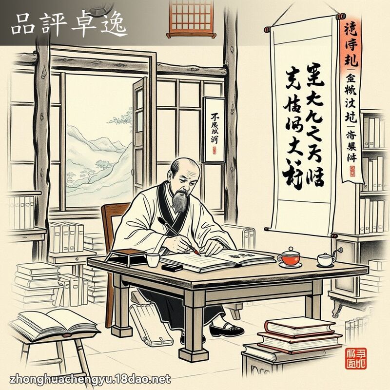 品評卓逸 配图