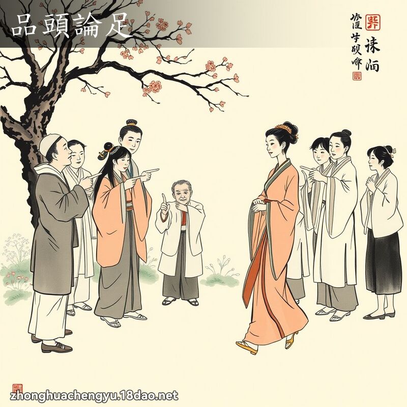 品頭論足 配图
