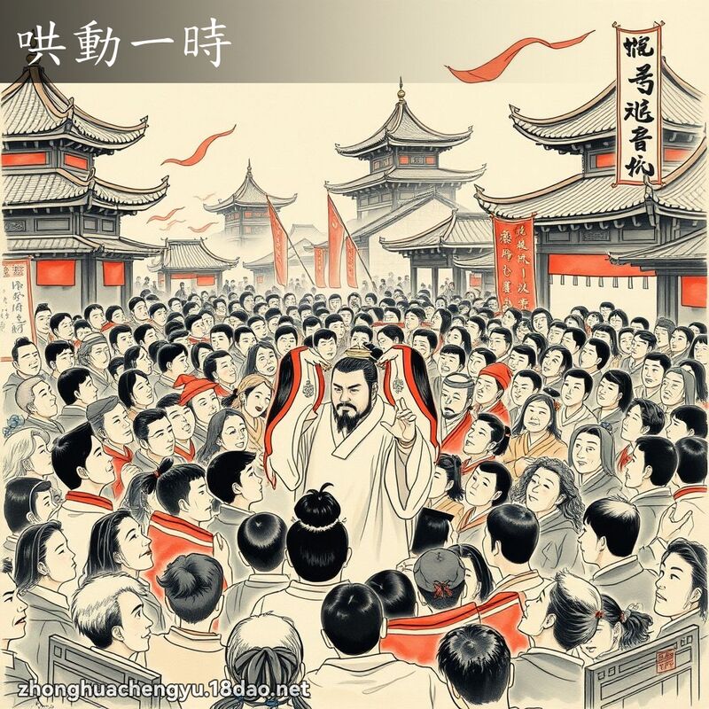 哄動一時 配图