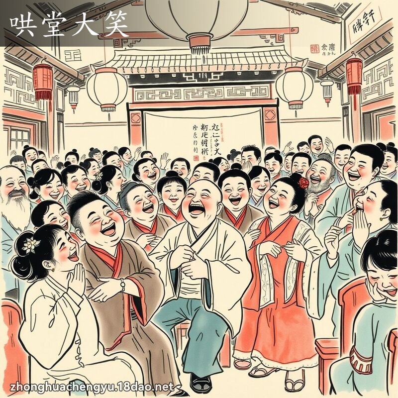 哄堂大笑 配图