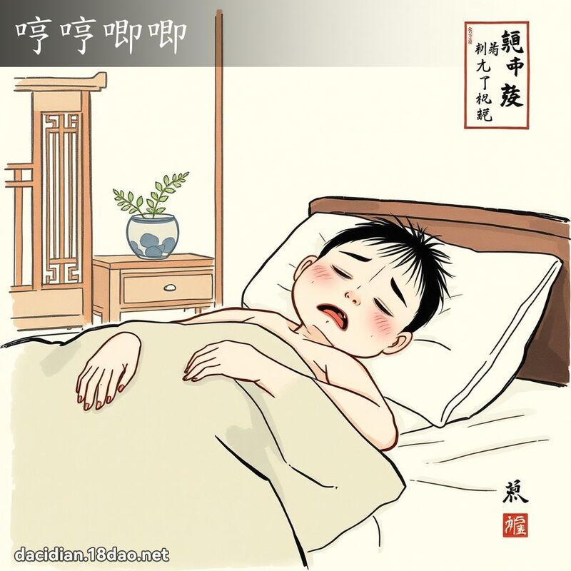 哼哼唧唧 - 中華成語配圖