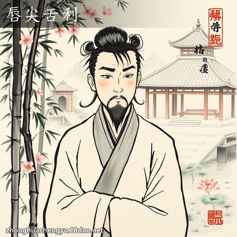 唇尖舌利 配图