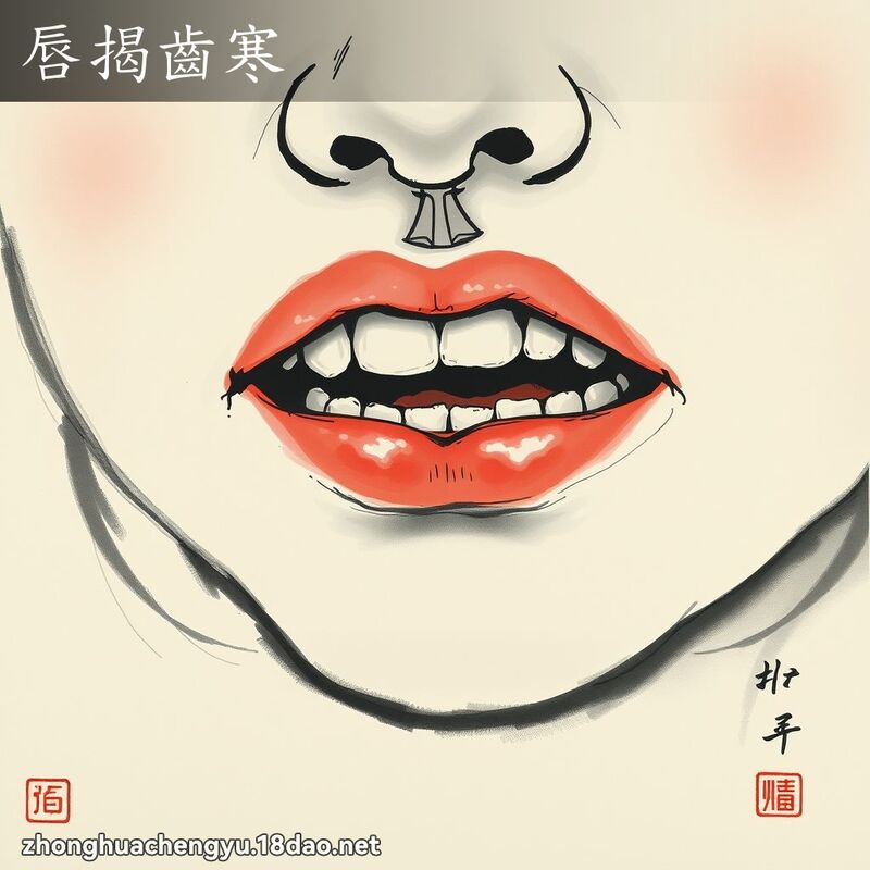 唇揭齒寒 配图