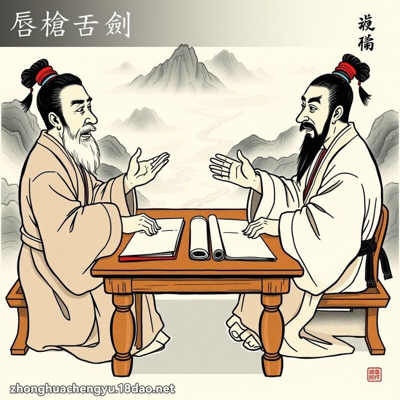 唇槍舌劍 配图