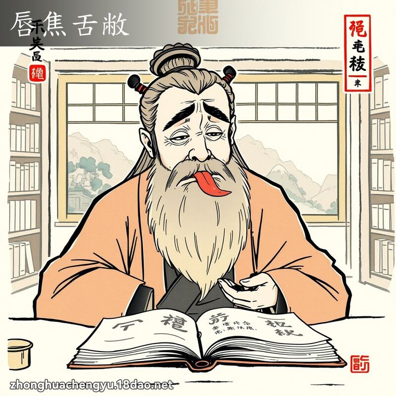 唇焦舌敝 配图